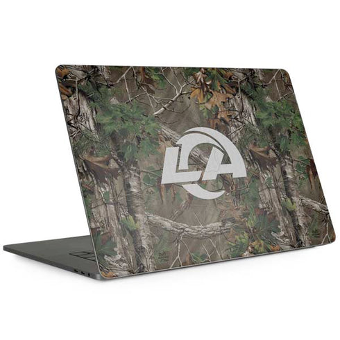 NFL Los Angeles Rams Realtree Xtra Green Camo Apple MacBook Pro 15-inch Skin